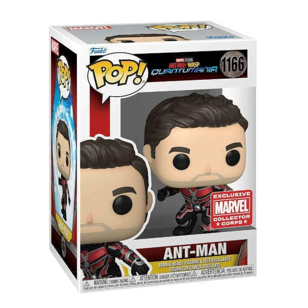 Funko Pop Ant-Man Wasp Quantumania Unmasked Ant-Man Marvel Collector Corps 1166